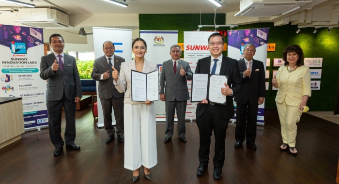 Top leaders from Sunway, MRANTI and MOSTI were present to honour the auspicious moment.