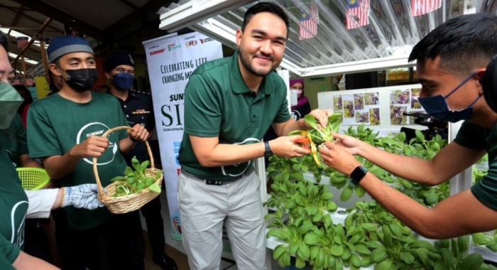 A medium full landscape shot of Selangor Youth Community founder Raja Muda of Selangor, Tengku Amir Shah ibni