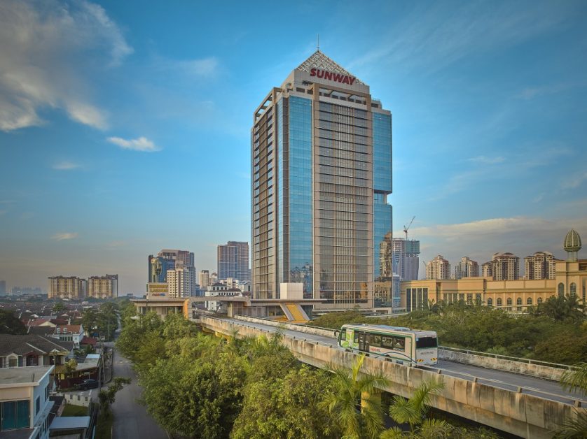 The Pinnacle Sunway City Kuala Lumpur with the Bus Rapid Transit (BRT)