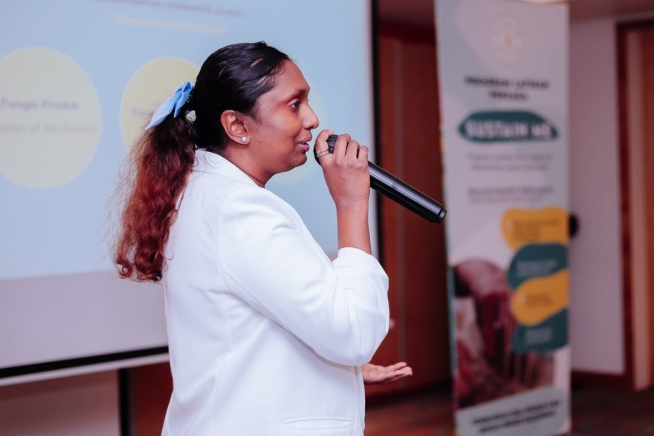 Mid-shot of Regina Shantini as Training and Community Lead at Earth Heir
