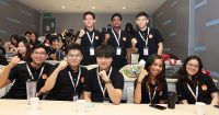 A group of Sunway Agility Challenge participants posing for a photo.