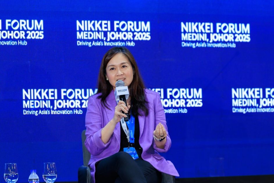 Mid-shot of Datin Paduka Sarena Cheah at Nikkei Forum 2025