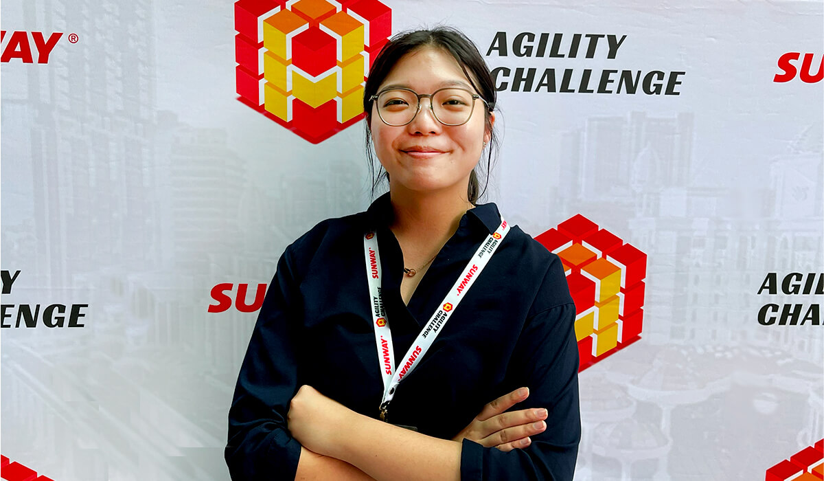 Carian, a participant in Sunway Agility Challenge 2024.
