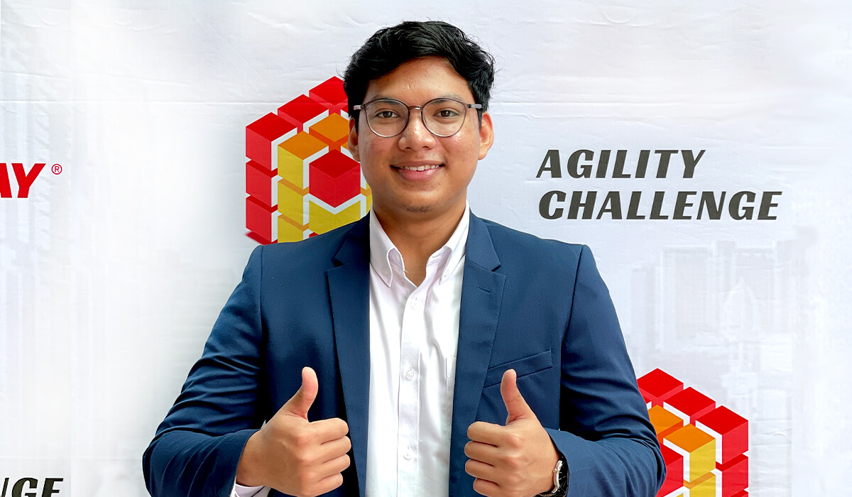 Hazman, a participant in Sunway Agility Challenge 2024.