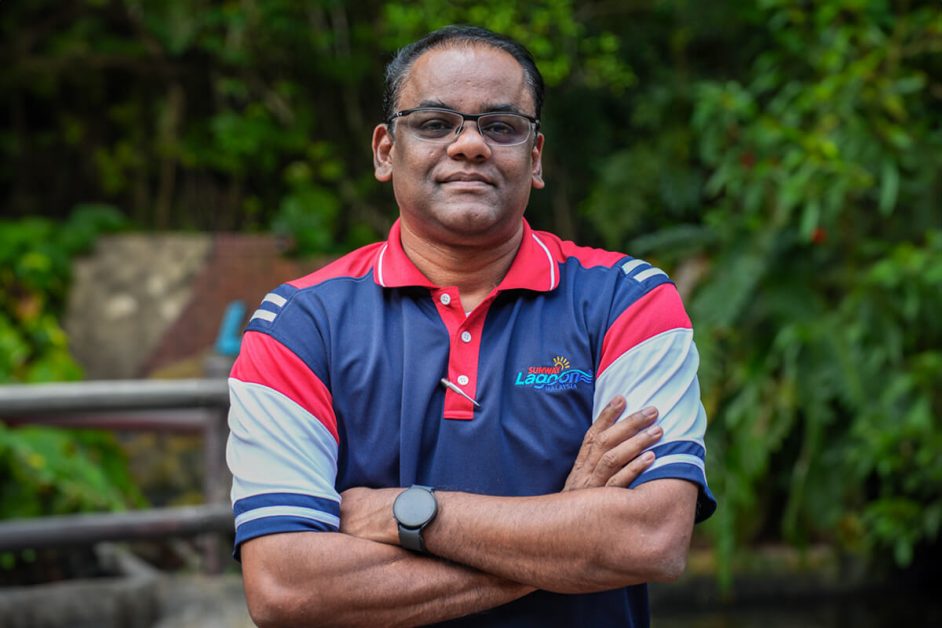 Mr. Vijayan Monoharan, Sunway Lagoon assistant manager of human resources.