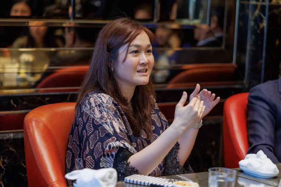 Mid-shot of Datin Paduka Sarena Cheah