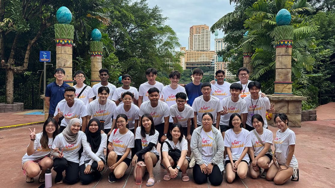 Sunway Campus Ambassadors or Sunbassadors 2024/25 during their team building in conjunction with their onboarding session.