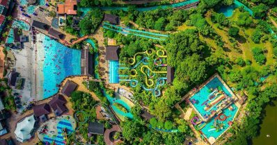 Top-down view of Sunway Lost World of Tambun, Sunway City Ipoh
